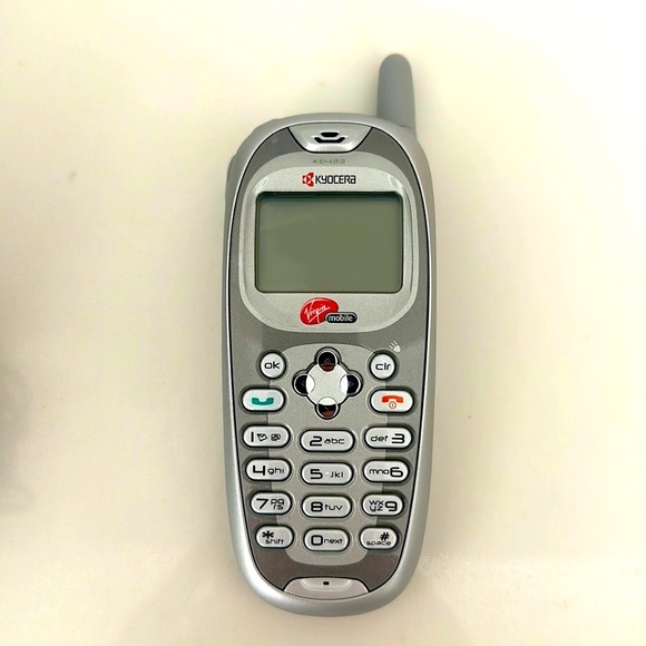 RARE Virgin Mobile 2003 Kyocera K-7 Rave Cell Phone - Working Film Prop - Picture 2 of 5